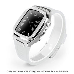 Metal Watch Case Rubber Strap Smart Watch Accessories