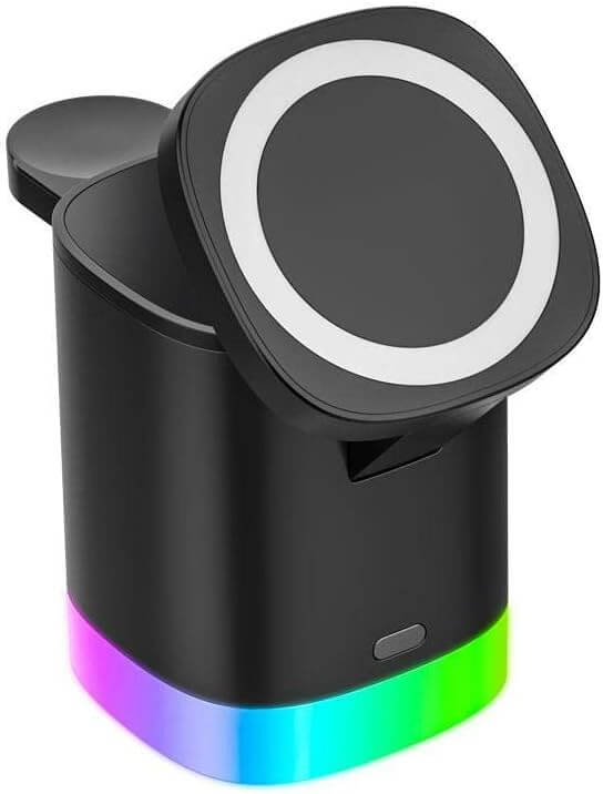 3 in 1 wireless charger of apple iPhone, Watch, & AirPods