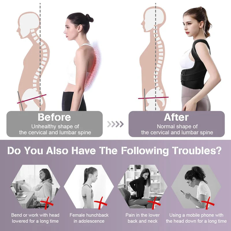 Adjustable Posture Corrector Belt