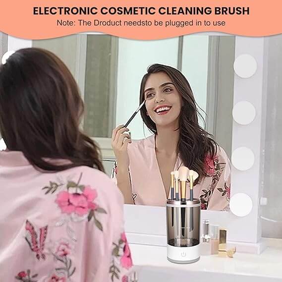 Automatic Makeup Brush Cleaner UAE – Wash & Dry in Seconds