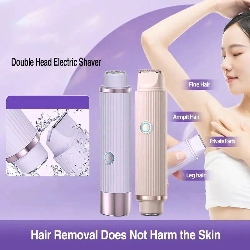 Luxury Dual Head Electric Shaver – Rechargeable & Waterproof | حلاقة ناعمة وتجربة فائقة الجودة Sale price