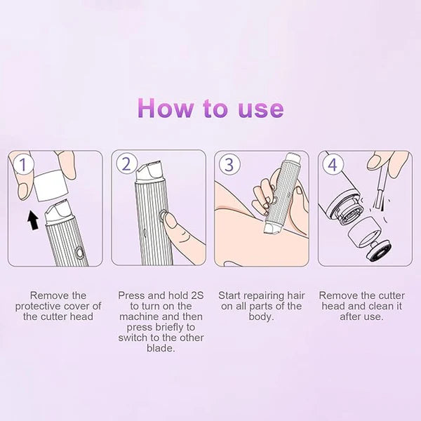 Luxury Dual Head Electric Shaver – Rechargeable & Waterproof | حلاقة ناعمة وتجربة فائقة الجودة Sale price
